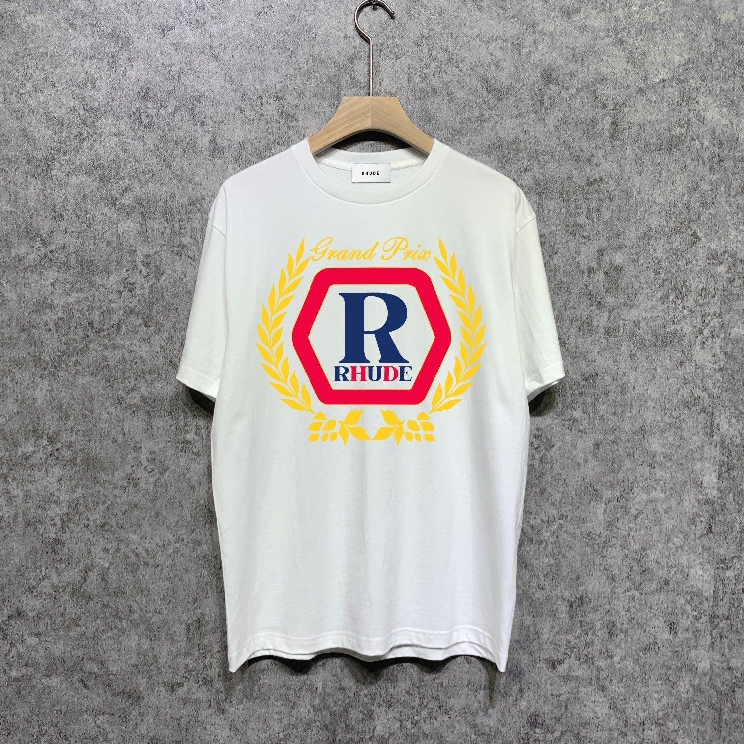Rhude T-shirts Printed Trendy Pure Cotton