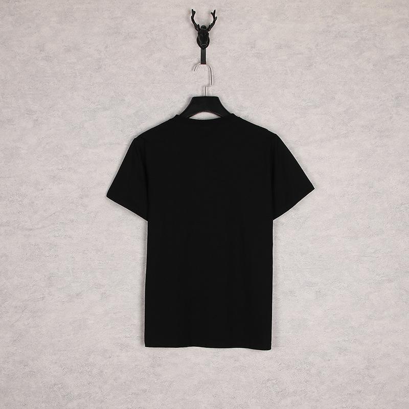Bathing Ape T-Shirt Black White Summer Cartoon Letter Print Casual Short Sleeve T-shirt