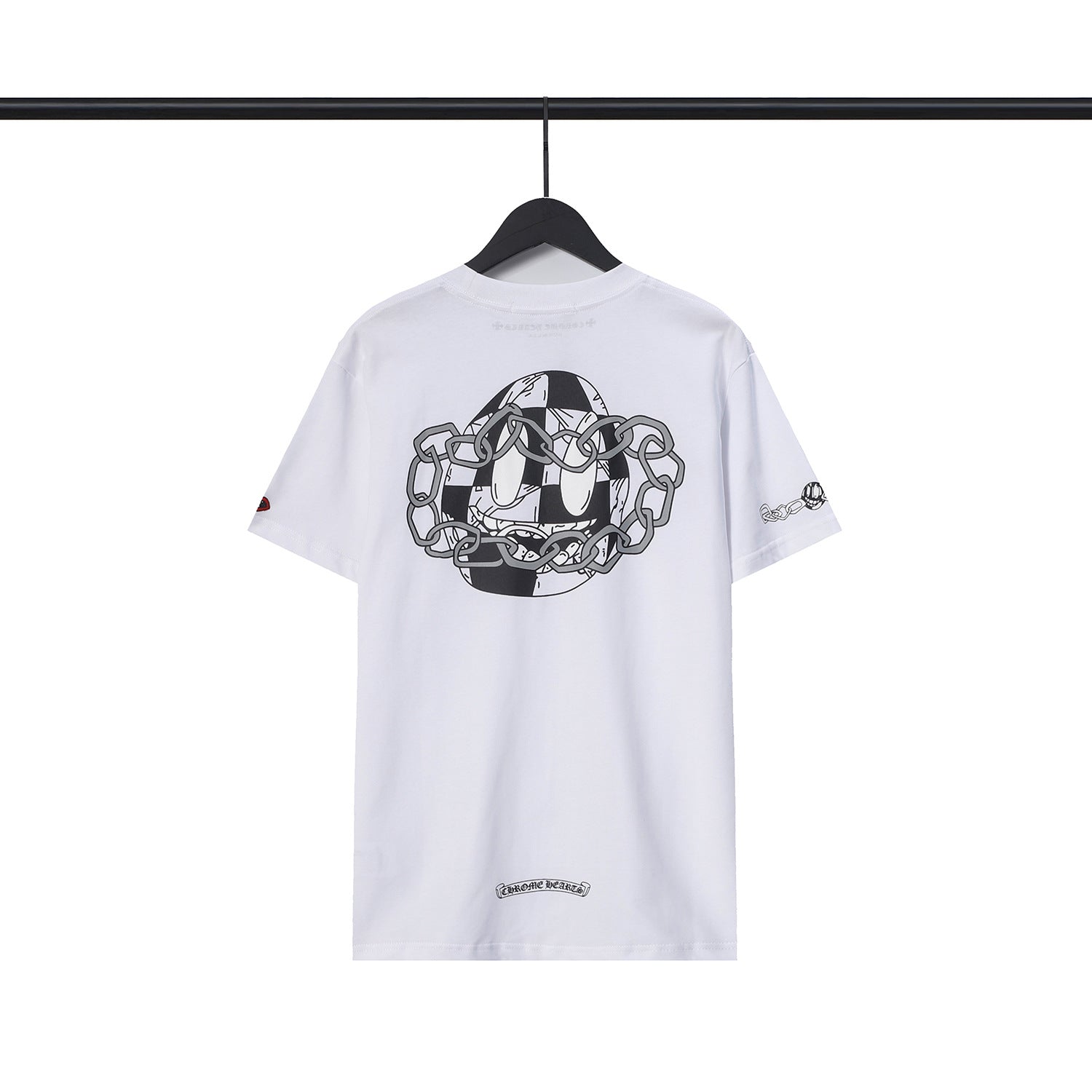 CHH Chrome Heart T Shirts Back Cross Short Sleeve T-Shirt