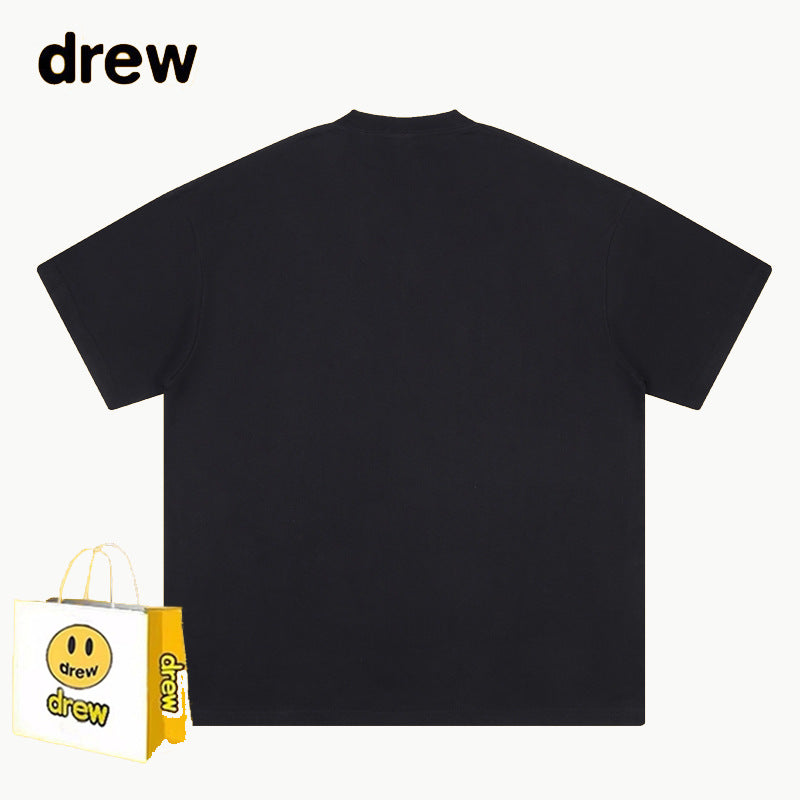Drew T-shirts Cotton Short Sleeve Fashion Brand Printing